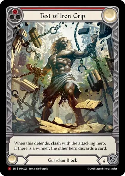 Test of Iron Grip (Extended Art), Mastery Pack Guardian MPG025