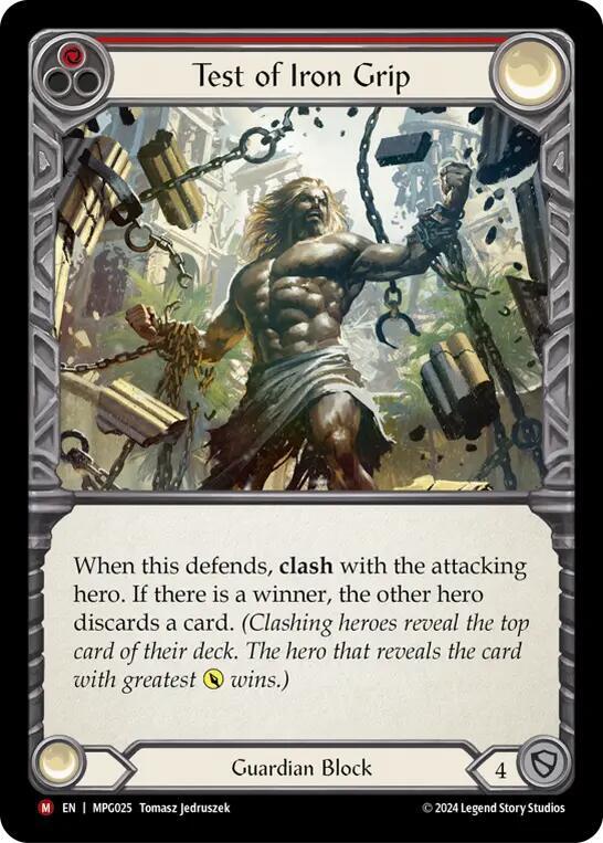 Test of Iron Grip, Mastery Pack Guardian MPG025