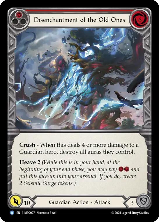 Disenchantment of the Old Ones, Mastery Pack Guardian MPG027