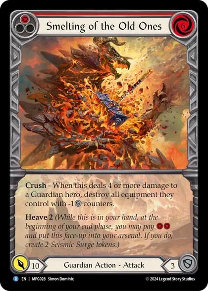 Smelting of the Old Ones (Extended Art), Mastery Pack Guardian MPG028
