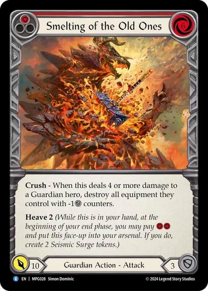 Smelting of the Old Ones, Mastery Pack Guardian MPG028