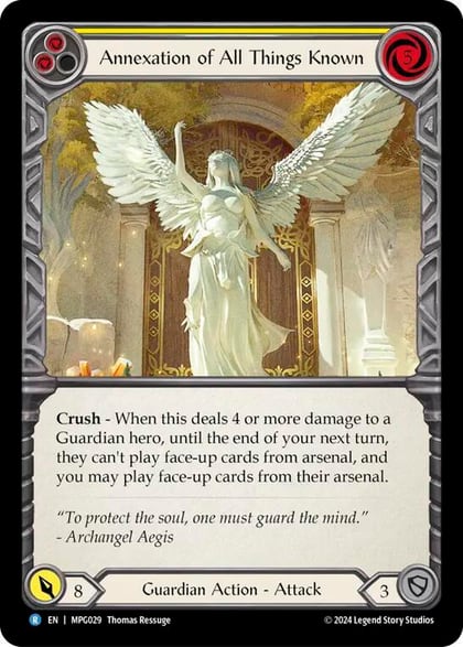 Annexation of All Things Known, Mastery Pack Guardian MPG029