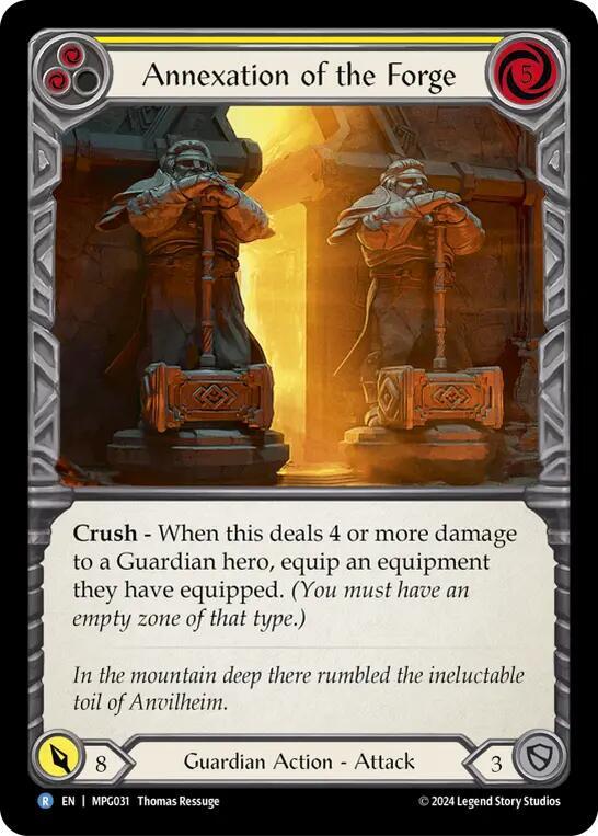 Annexation of the Forge, Mastery Pack Guardian MPG031