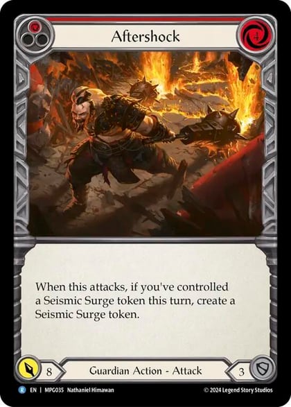 Aftershock (Red), Mastery Pack Guardian MPG035