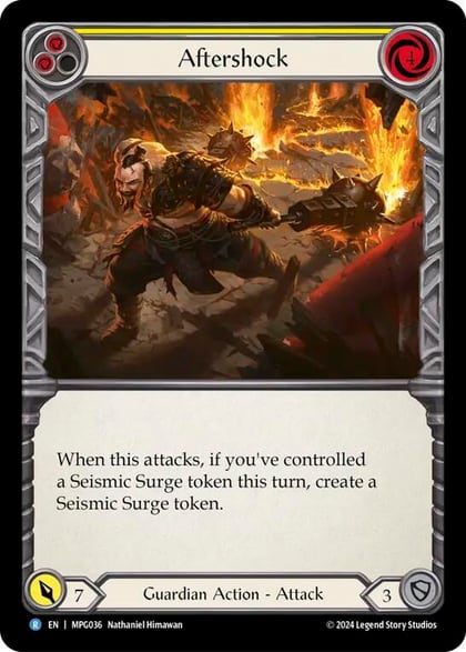 Aftershock (Yellow), Mastery Pack Guardian MPG036