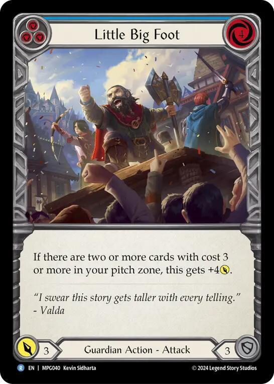 Little Big Foot (Blue), Mastery Pack Guardian MPG040