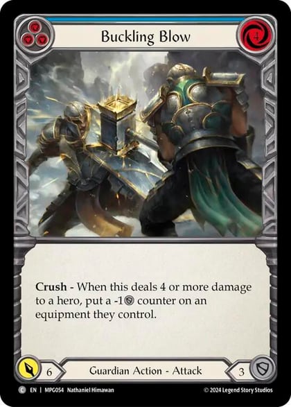 Buckling Blow (Blue), Mastery Pack Guardian MPG054