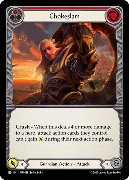 Chokeslam (Red), Mastery Pack Guardian MPG058