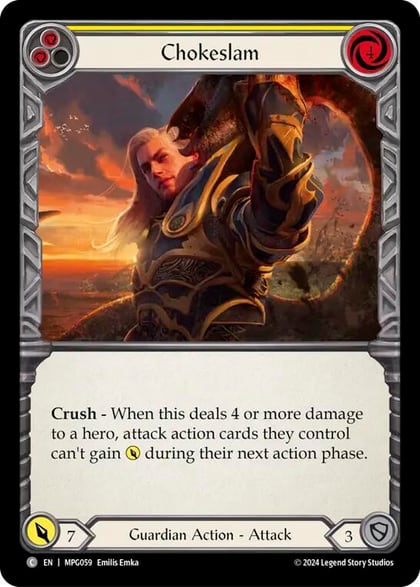 Chokeslam (Yellow), Mastery Pack Guardian MPG059