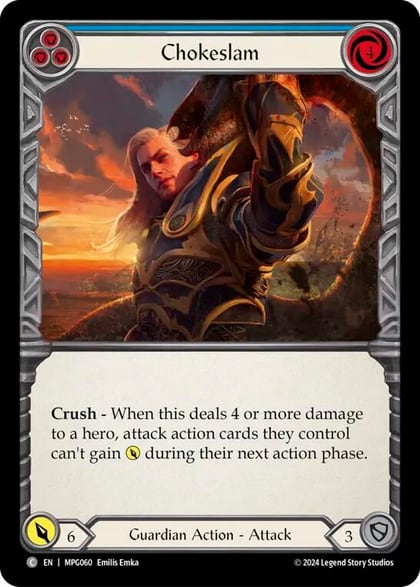 Chokeslam (Blue), Mastery Pack Guardian MPG060