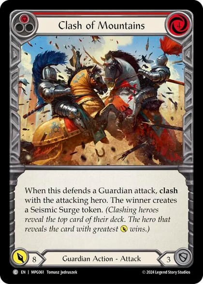 Clash of Mountains (Red), Mastery Pack Guardian MPG061
