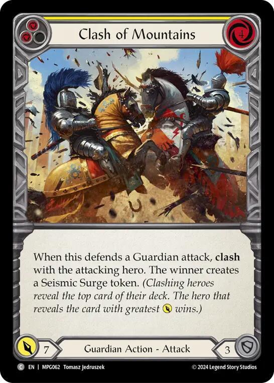 Clash of Mountains (Yellow), Mastery Pack Guardian MPG062