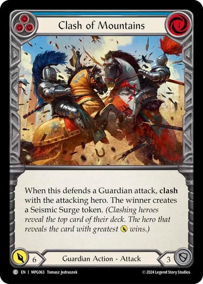 Clash of Mountains (Blue), Mastery Pack Guardian MPG063
