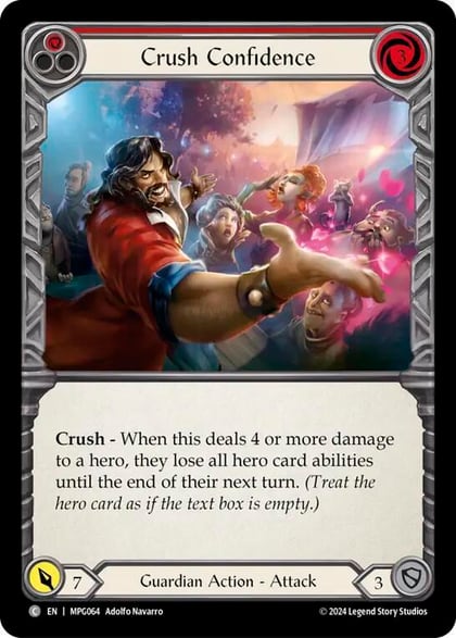 Crush Confidence (Red), Mastery Pack Guardian MPG064