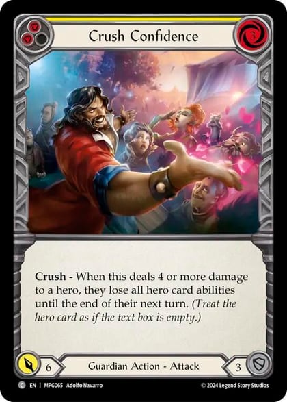 Crush Confidence (Yellow), Mastery Pack Guardian MPG065