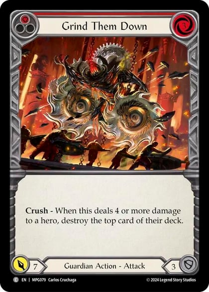 Grind Them Down (Red), Mastery Pack Guardian MPG079