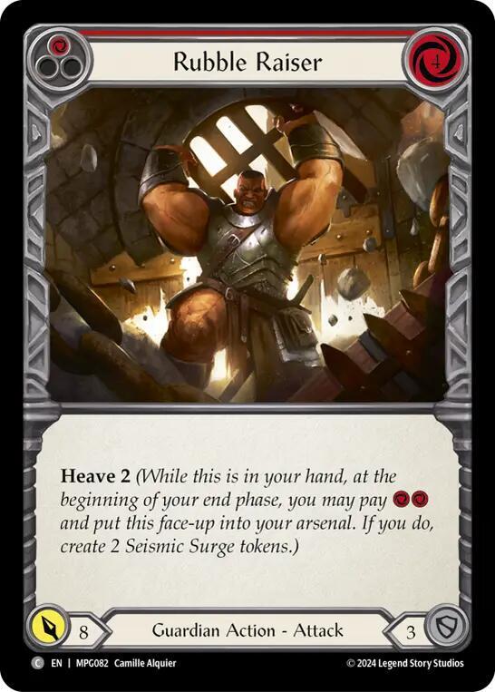 Rubble Raiser (Red), Mastery Pack Guardian MPG082