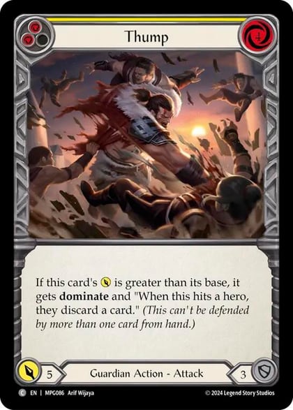 Thump (Yellow), Mastery Pack Guardian MPG086