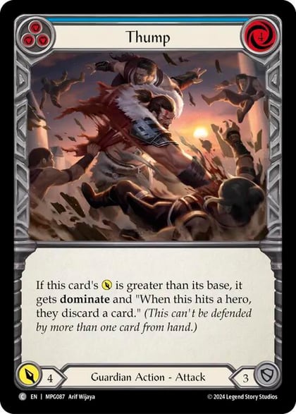 Thump (Blue), Mastery Pack Guardian MPG087