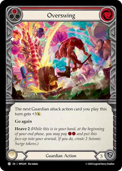 Overswing (Red), Mastery Pack Guardian MPG091