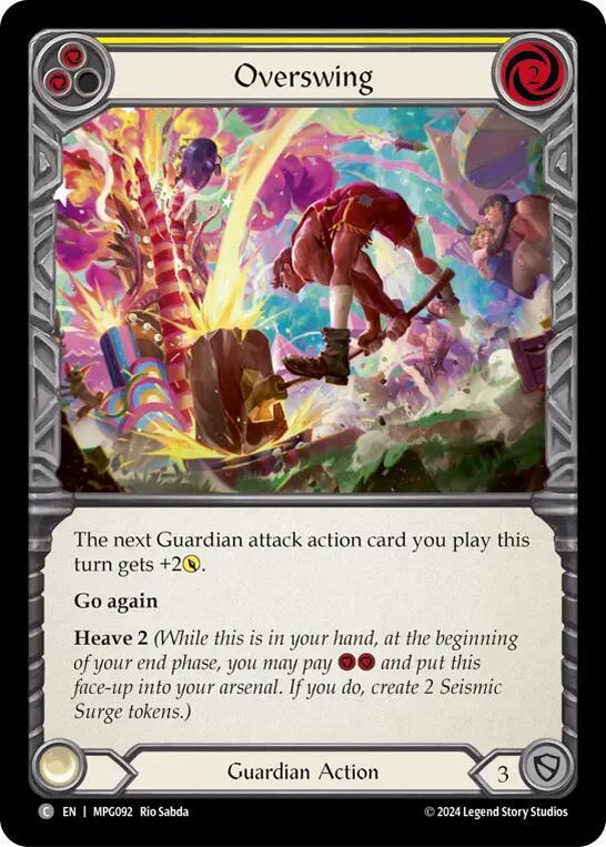 Overswing (Yellow), Mastery Pack Guardian MPG092