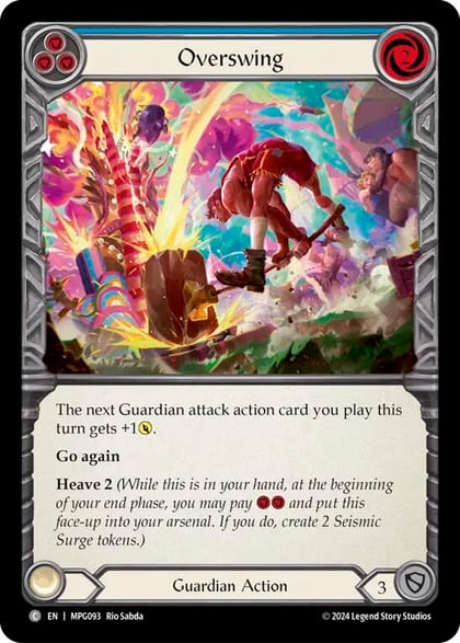 Overswing (Blue), Mastery Pack Guardian MPG093