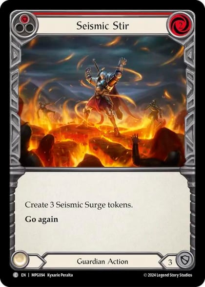 Seismic Stir (Red), Mastery Pack Guardian MPG094