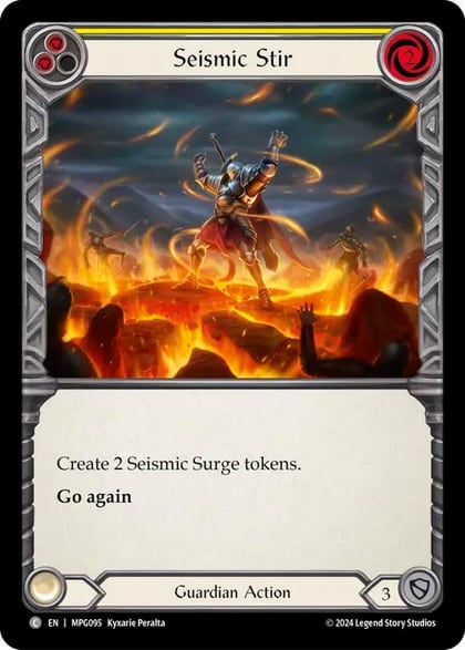 Seismic Stir (Yellow), Mastery Pack Guardian MPG095