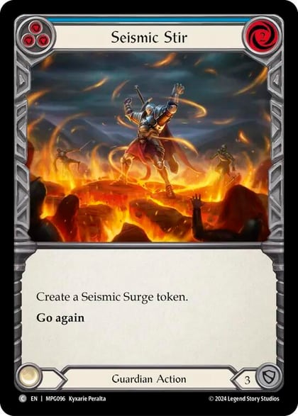 Seismic Stir (Blue), Mastery Pack Guardian MPG096