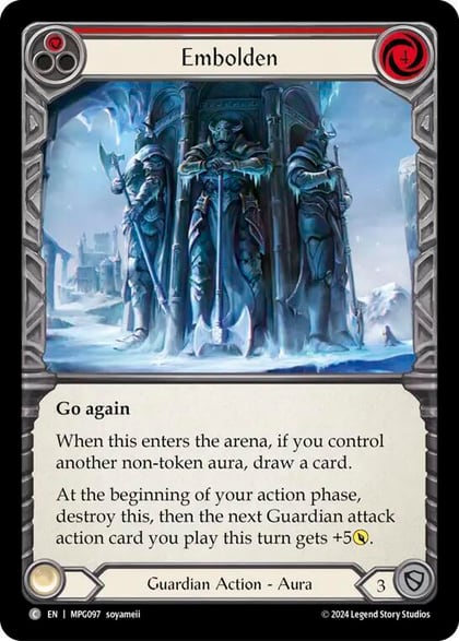Embolden (Red), Mastery Pack Guardian MPG097