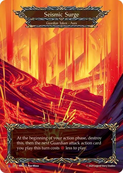 Seismic Surge (Lava) (Marvel), Mastery Pack Guardian MPG112