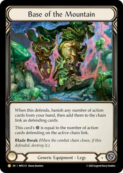 Base of the Mountain, Mastery Pack Guardian MPG113