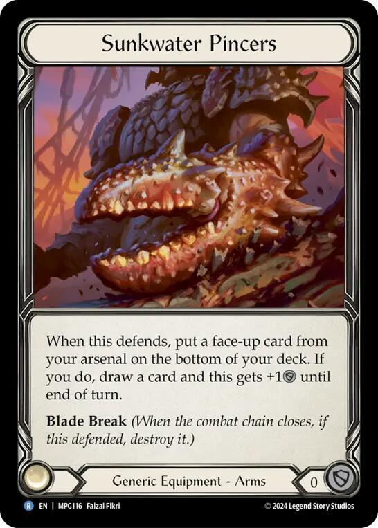 Sunkwater Pincers, Mastery Pack Guardian MPG116