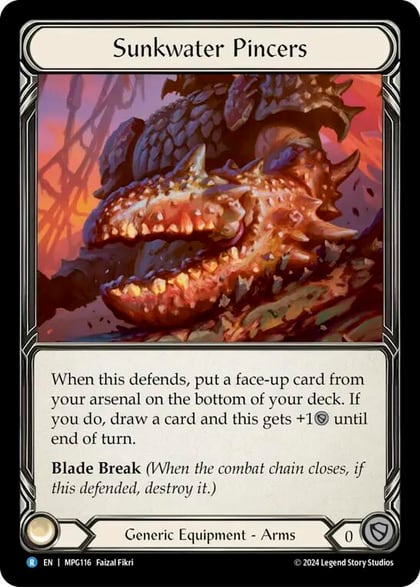 Sunkwater Pincers, Mastery Pack Guardian MPG116