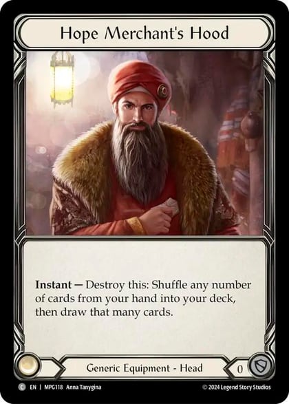 Hope Merchant's Hood, Mastery Pack Guardian MPG118