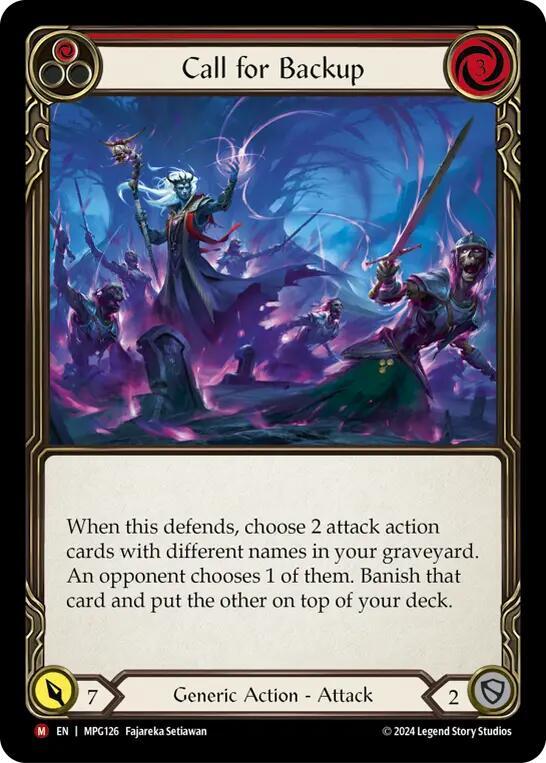 Call for Backup, Mastery Pack Guardian MPG126