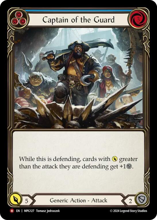 Captain of the Guard, Mastery Pack Guardian MPG127