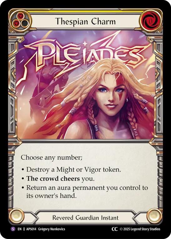 Thespian Charm, Armory Deck: Pleiades APS014