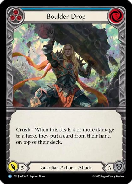 Boulder Drop (Blue), Armory Deck: Pleiades APS016
