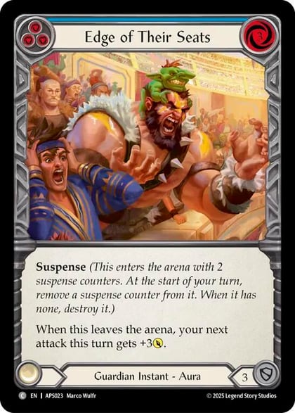 Edge of Their Seats (Blue), Armory Deck: Pleiades APS023