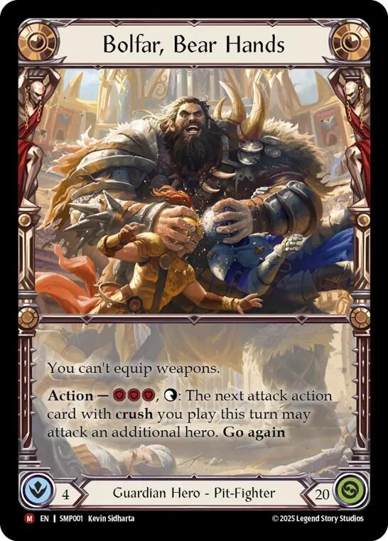 Bolfar, Bear Hands, Smash Palace SMP001