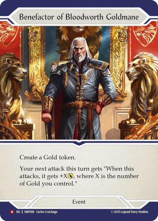 Benefactor of Bloodworth Goldmane, Smash Palace SMP008