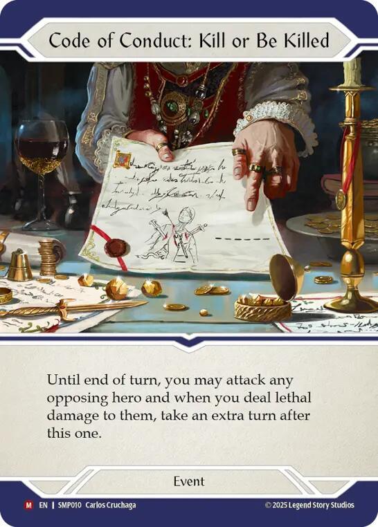 Code of Conduct: Kill or Be Killed, Smash Palace SMP010
