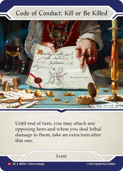 Code of Conduct: Kill or Be Killed, Smash Palace SMP010