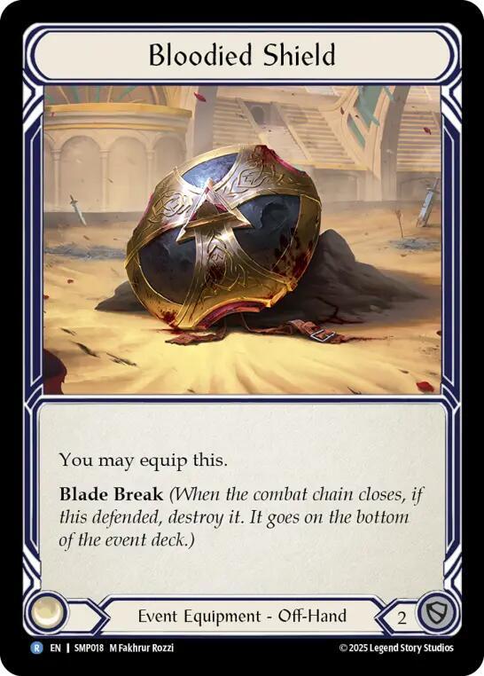 Bloodied Shield, Smash Palace SMP018