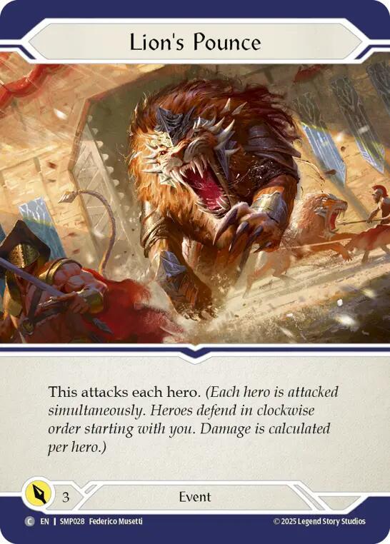 Lion's Pounce, Smash Palace SMP028