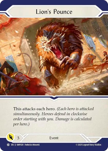 Lion's Pounce, Smash Palace SMP028