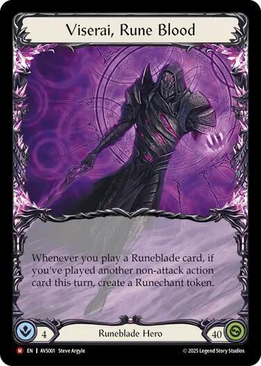 Viserai, Rune Blood, Armory Deck: Legends Viserai AVS001