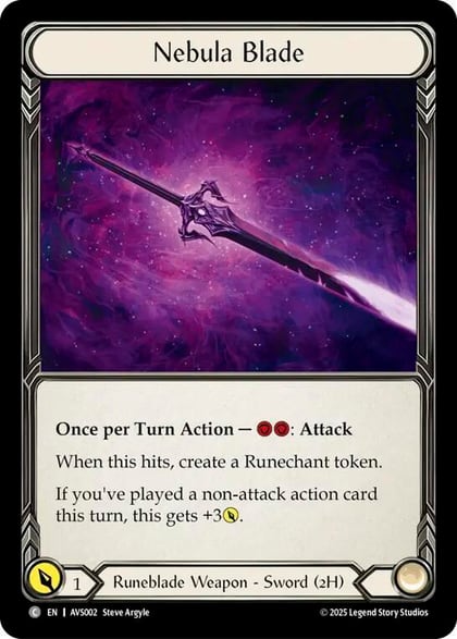 Nebula Blade, Armory Deck: Legends Viserai AVS002