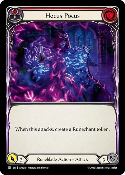 Hocus Pocus (Red), Armory Deck: Legends Viserai AVS010